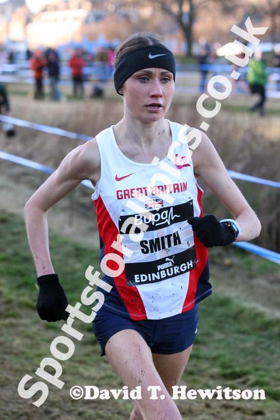 Rosie Smith during the senior womens 6k BUPA Great Edinburgh Cross Country. Photo: David T. Hewitson/Sports for All Pics